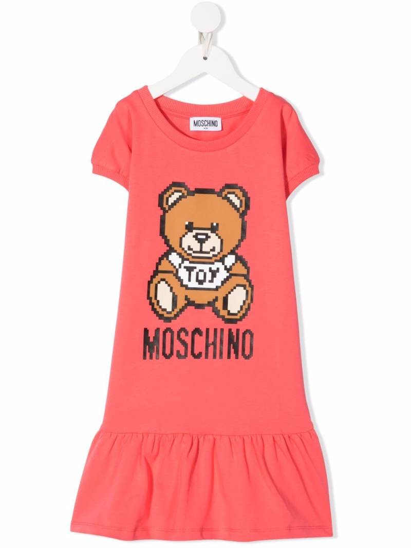 Moschino Kids Teddy Bear T-shirt dress - Pink von Moschino Kids