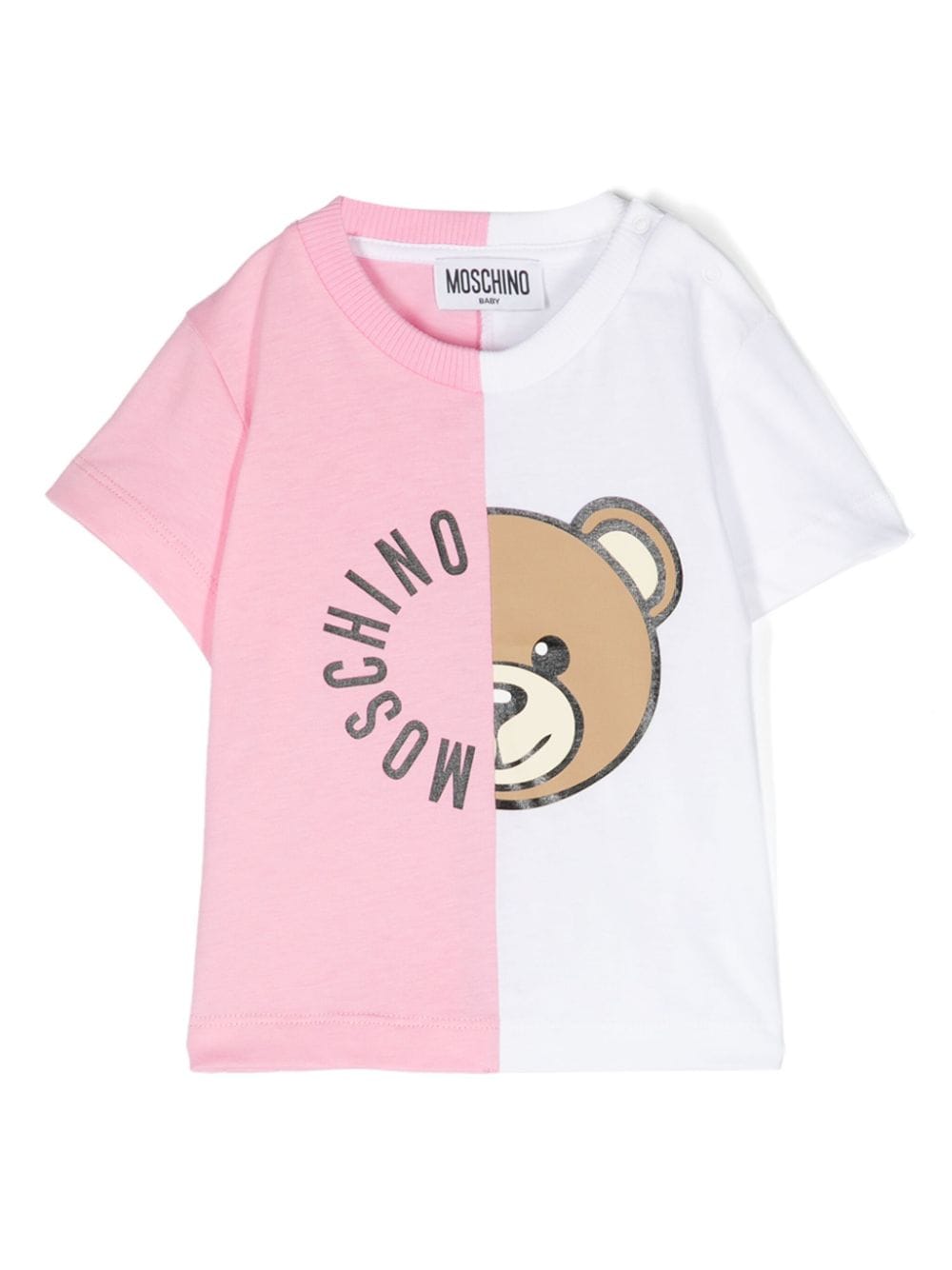 Moschino Kids Teddy Bear cotton T-shirt - Pink von Moschino Kids