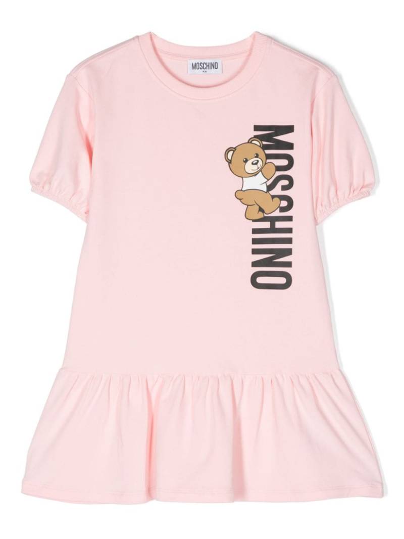 Moschino Kids Teddy Bear flared dress - Pink von Moschino Kids