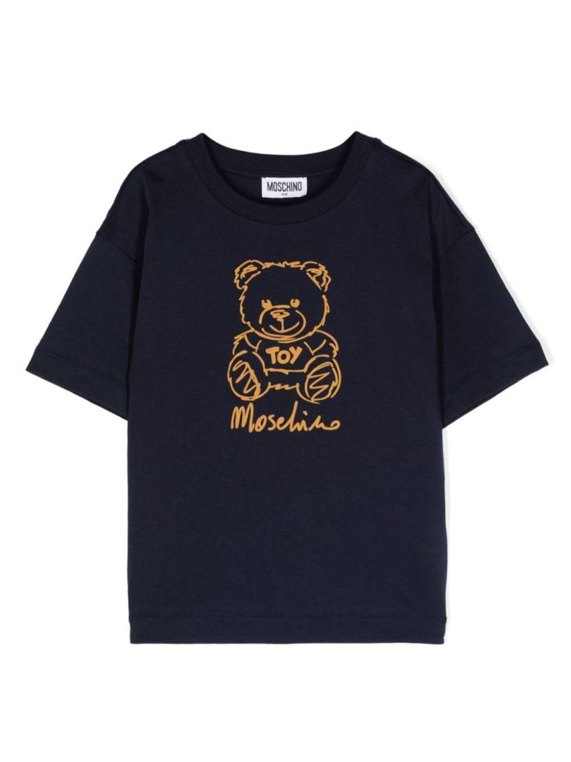 Moschino Kids Teddy Bear-motif T-shirt - Blue von Moschino Kids