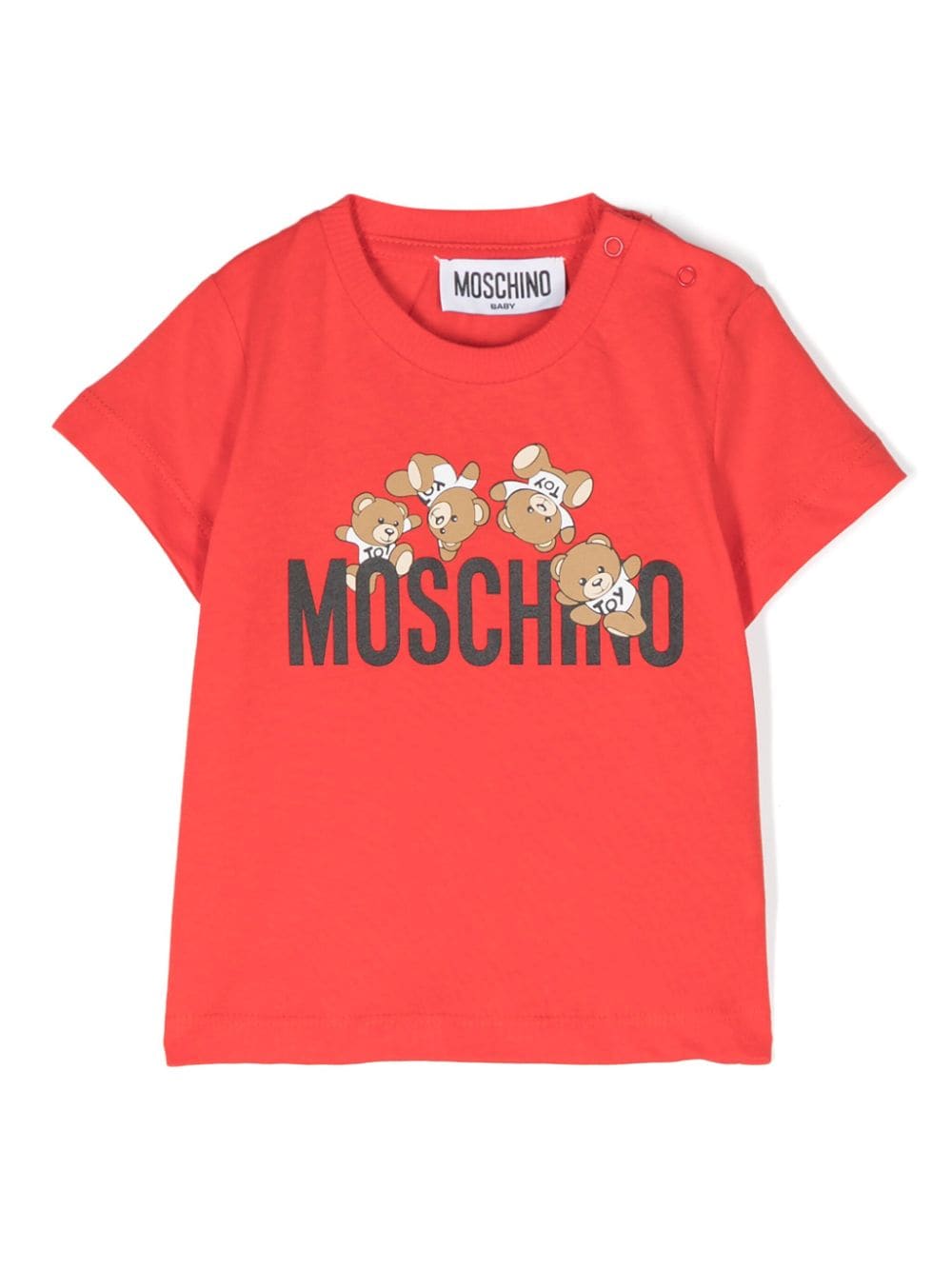 Moschino Kids Teddy Bear-motif T-shirt - Red von Moschino Kids