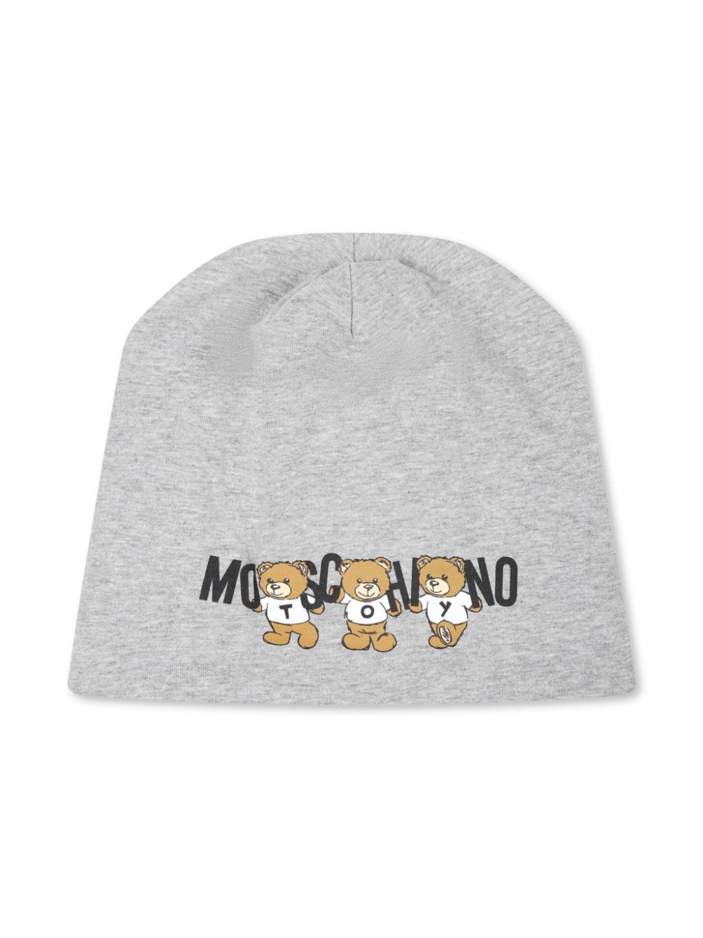 Moschino Kids Teddy Bear-motif beanie - Grey von Moschino Kids