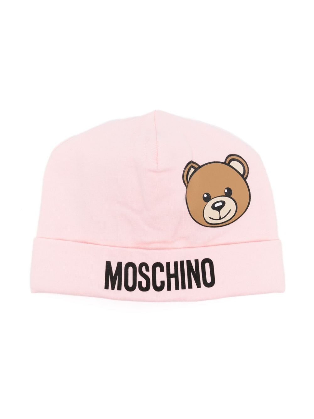 Moschino Kids Teddy Bear-motif beanie - Pink von Moschino Kids