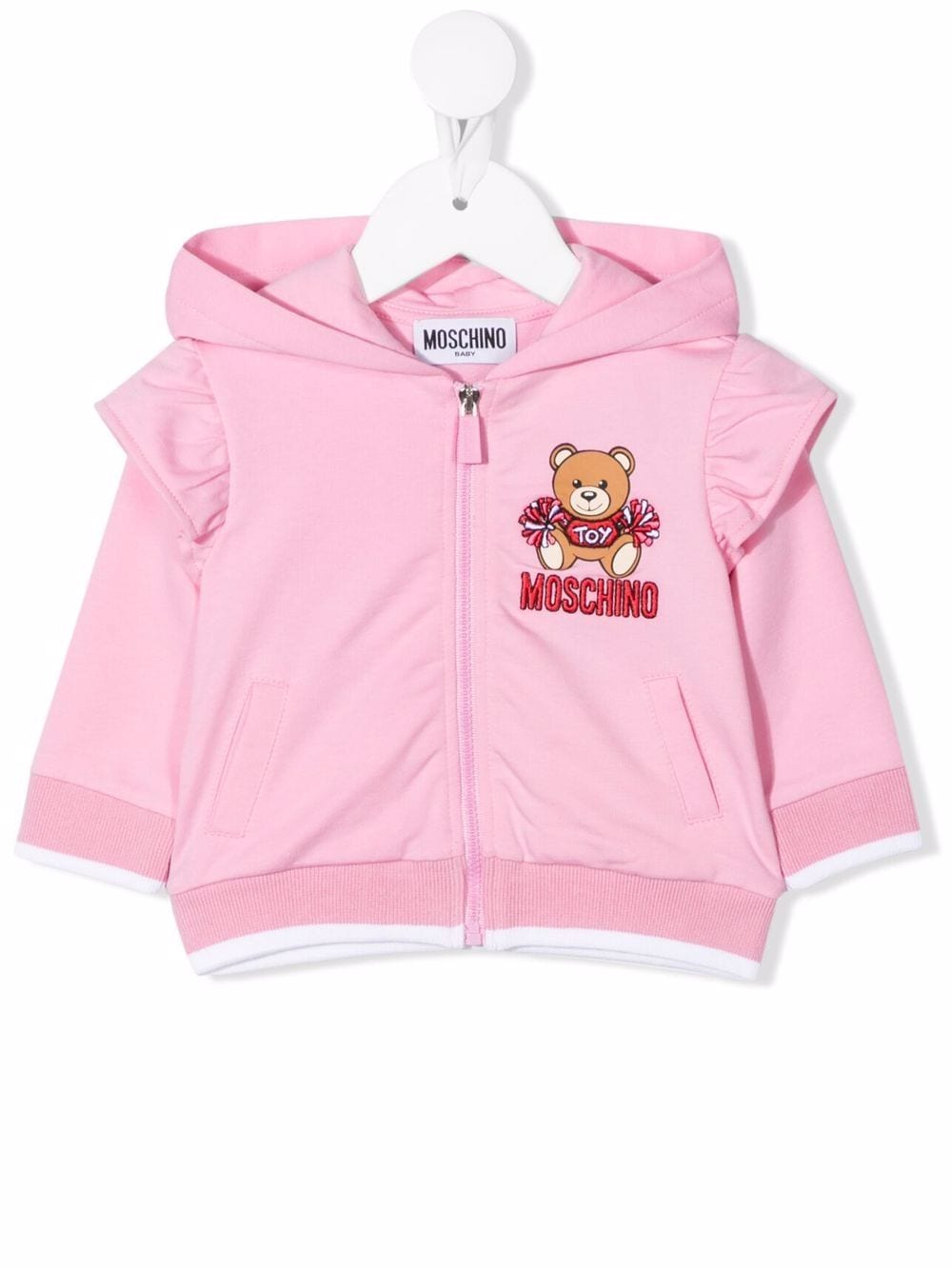 Moschino Kids Teddy Bear motif hoodie - Pink von Moschino Kids