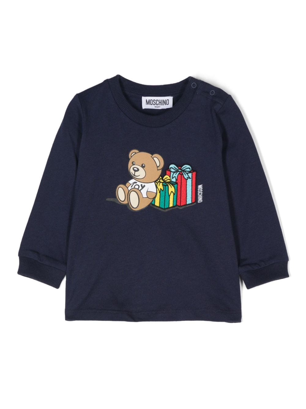 Moschino Kids Teddy Bear-print T-shirt - Blue von Moschino Kids