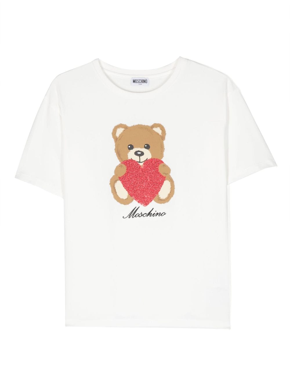 Moschino Kids Teddy Bear print T-shirt - White von Moschino Kids