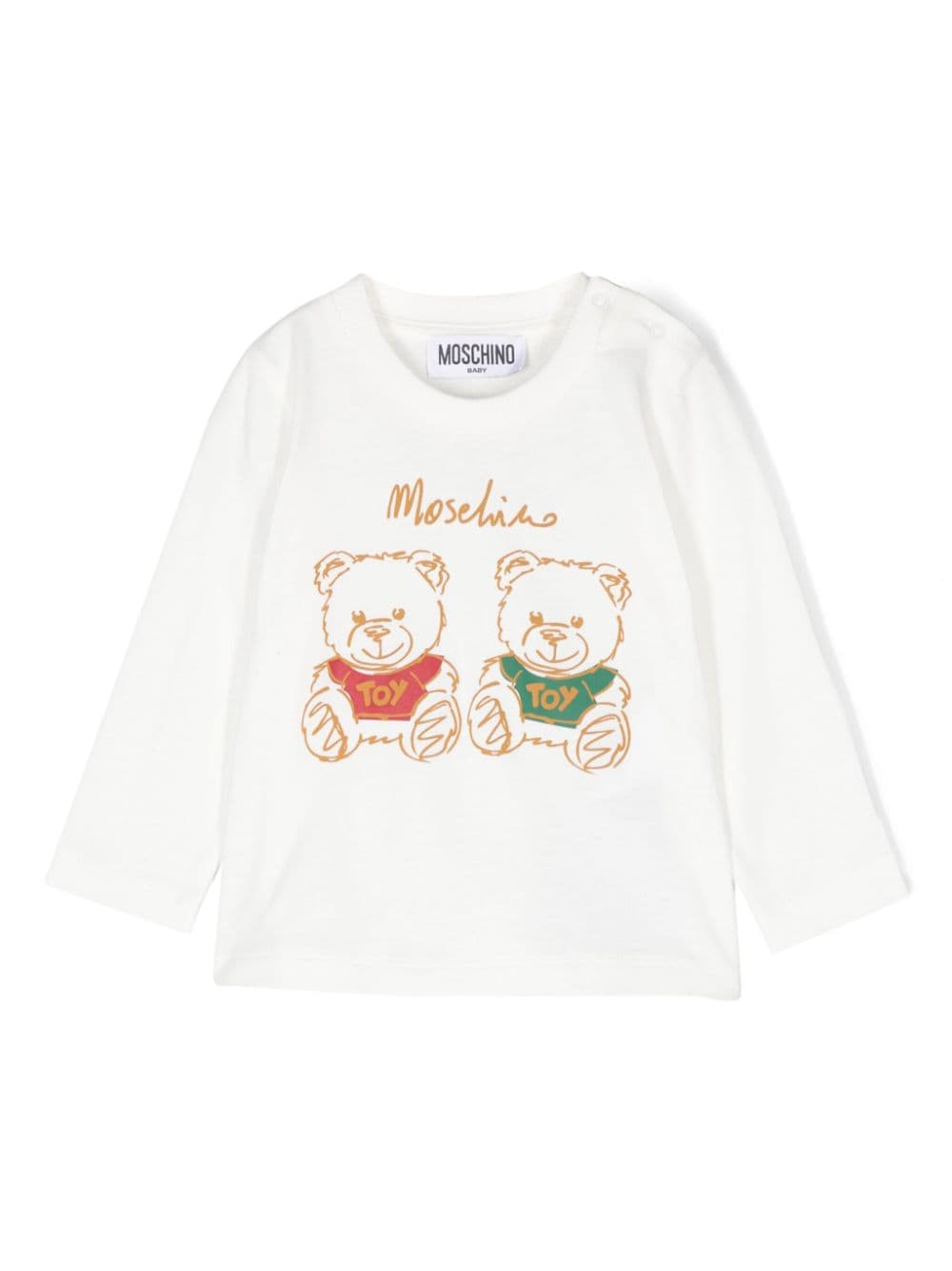 Moschino Kids Teddy Bear-print T-shirt - White von Moschino Kids