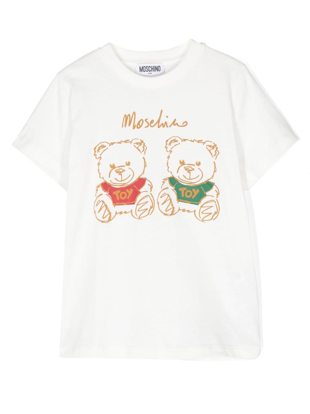 Moschino Kids Teddy Bear-print T-shirt - White von Moschino Kids