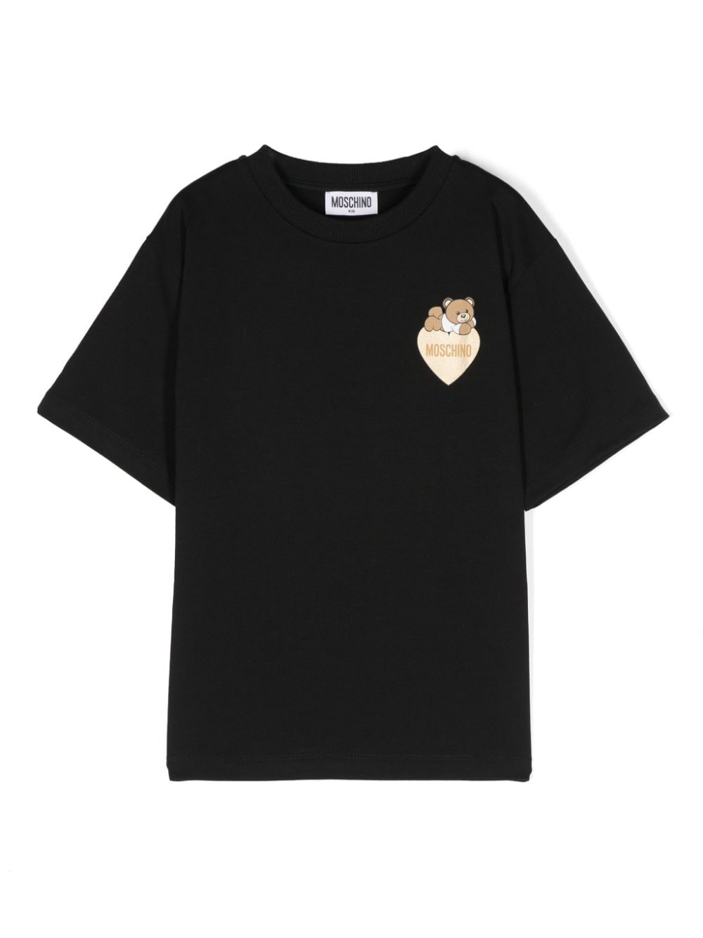 Moschino Kids Teddy Bear-print cotton T-shirt - Black von Moschino Kids