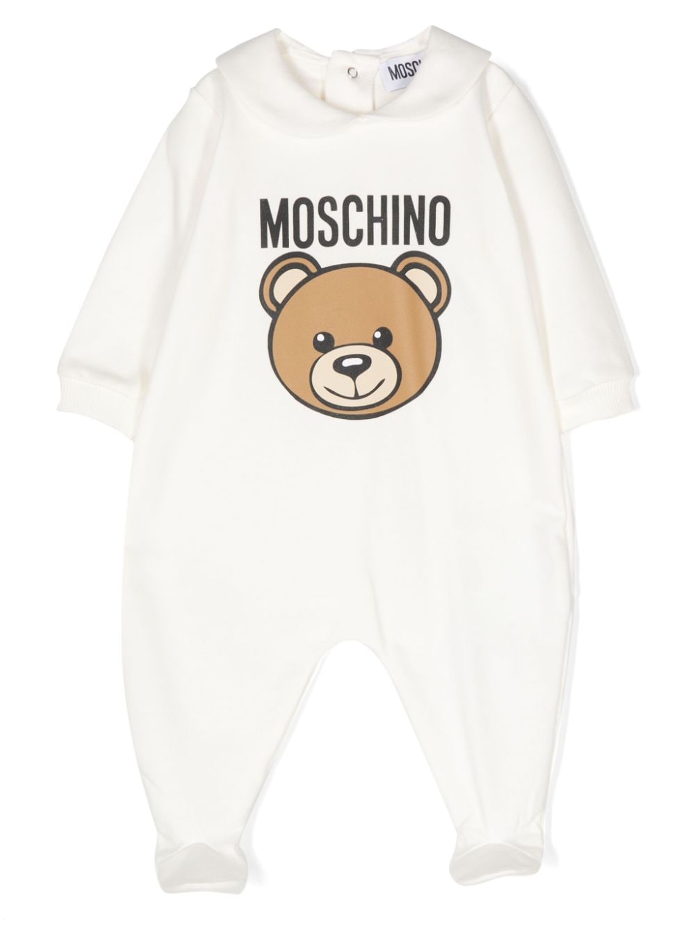Moschino Kids Teddy Bear-print cotton pyjamas - White von Moschino Kids