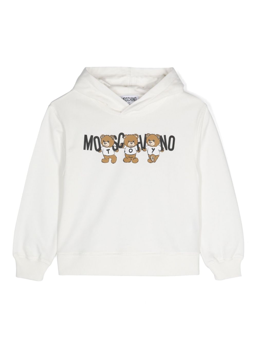 Moschino Kids Teddy Bear-print hoodie - Neutrals von Moschino Kids
