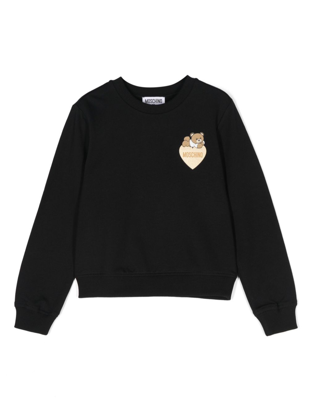 Moschino Kids Teddy Bear-print sweatshirt - Black von Moschino Kids