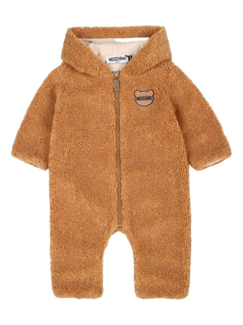 Moschino Kids Teddy Bear romper - Brown von Moschino Kids