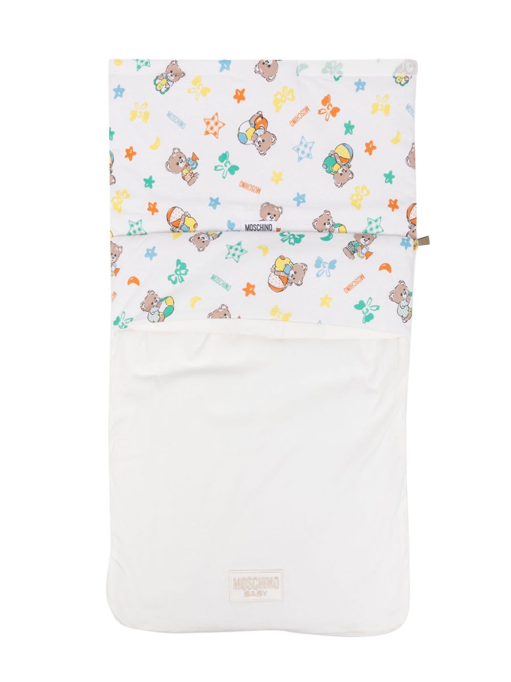 Moschino Kids Teddy Bear sleep bag - White von Moschino Kids