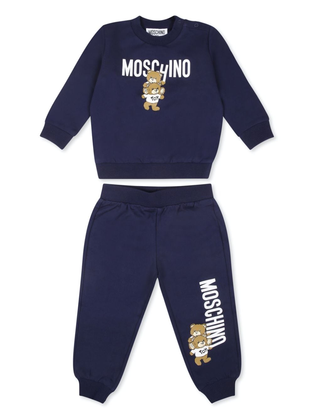 Moschino Kids Teddy Bear tracksuit set - Blue von Moschino Kids