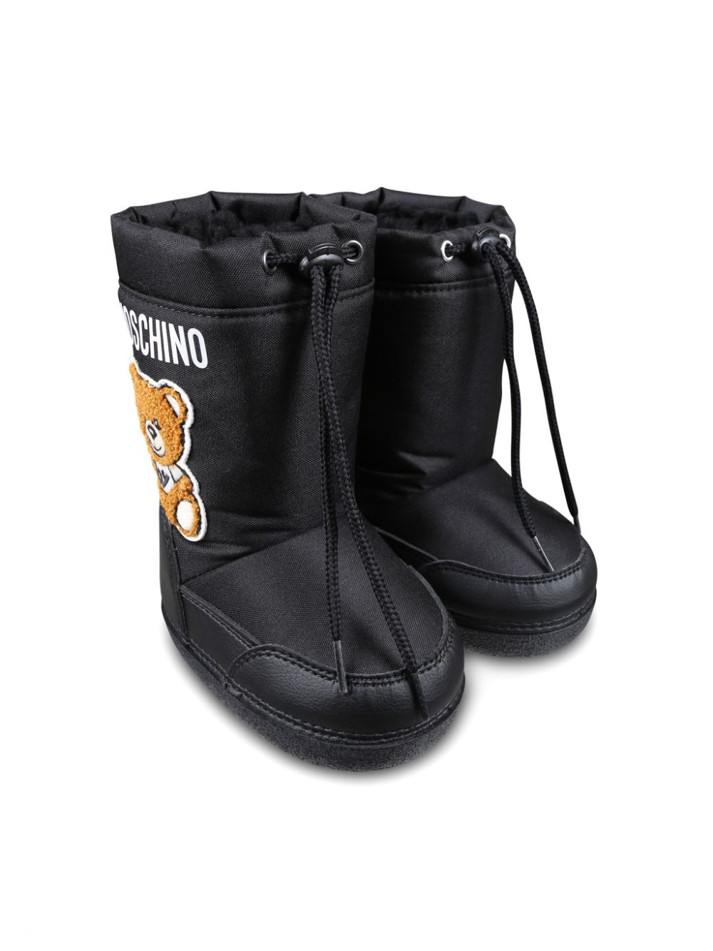 Moschino Kids Teddy padded snow boots - Black von Moschino Kids
