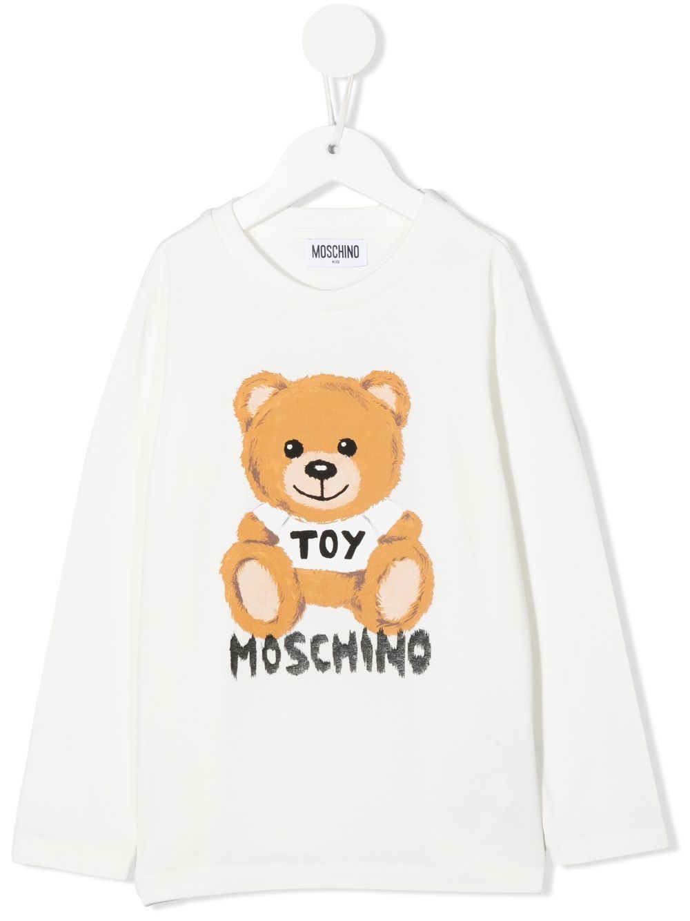 Moschino Kids Toy print long-sleeve T-shirt - White von Moschino Kids