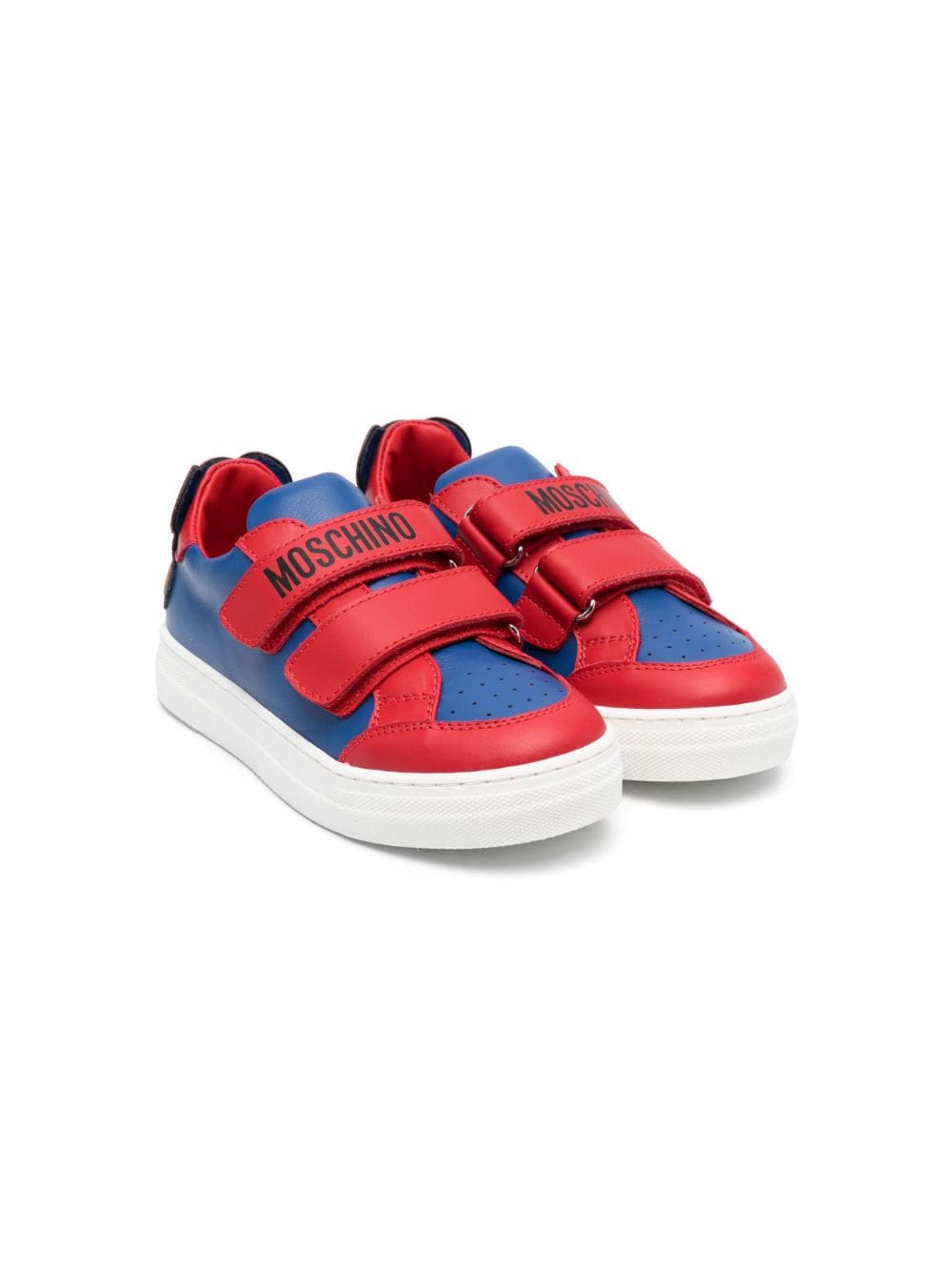 Moschino Kids colour-block low-top sneakers - Red von Moschino Kids