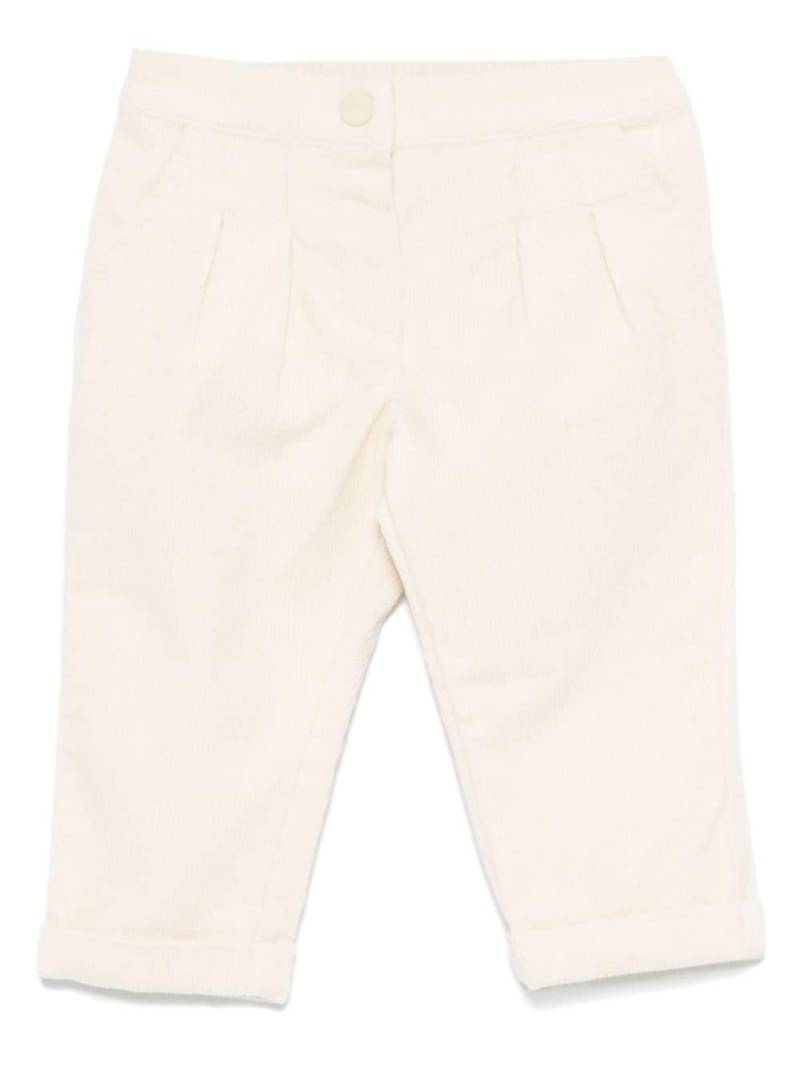 Moschino Kids corduroy trousers - Neutrals von Moschino Kids