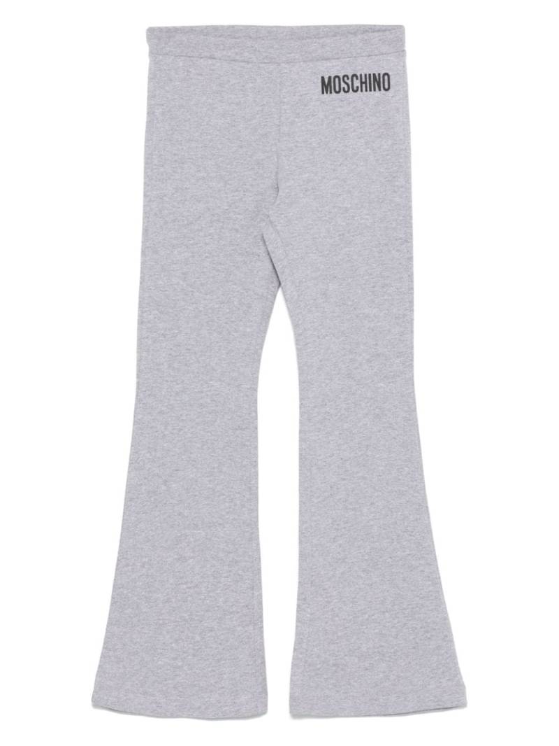 Moschino Kids flared trousers - Grey von Moschino Kids