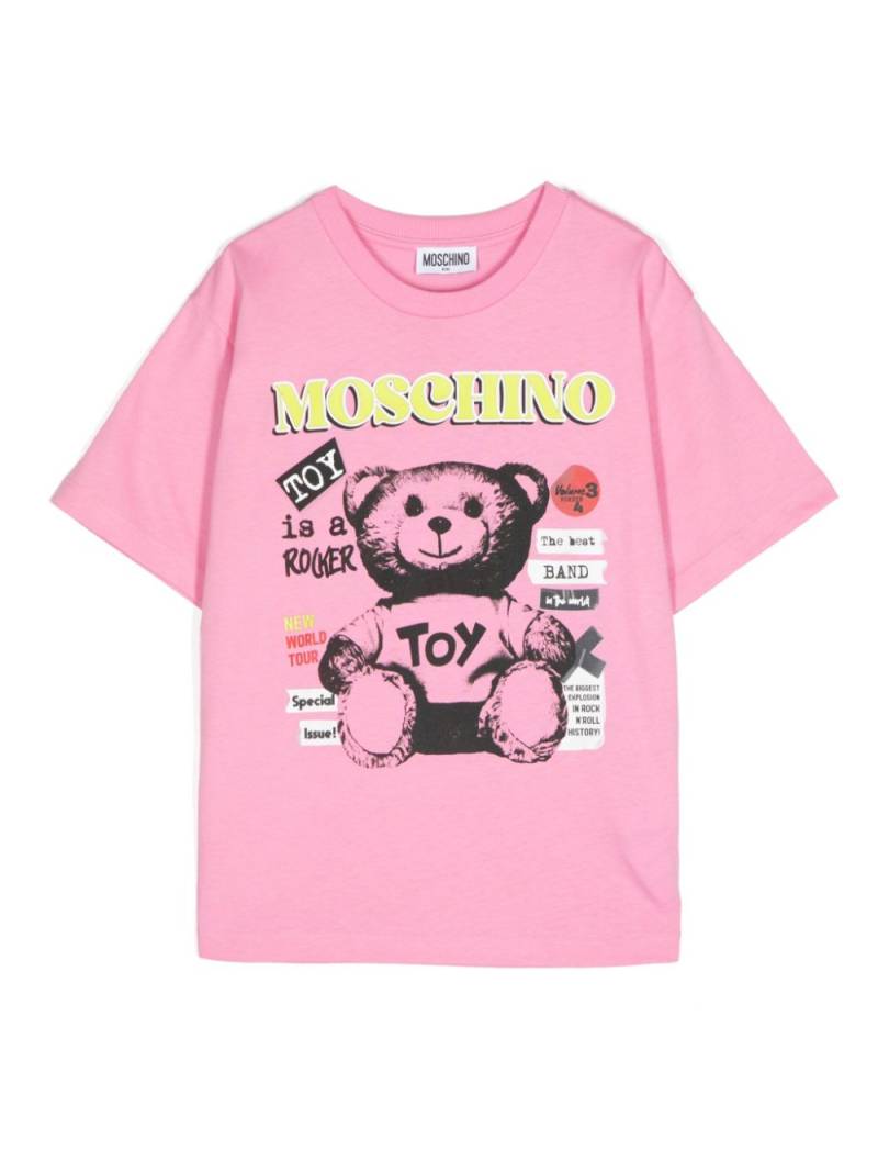 Moschino Kids graphic-print T-shirt - White von Moschino Kids