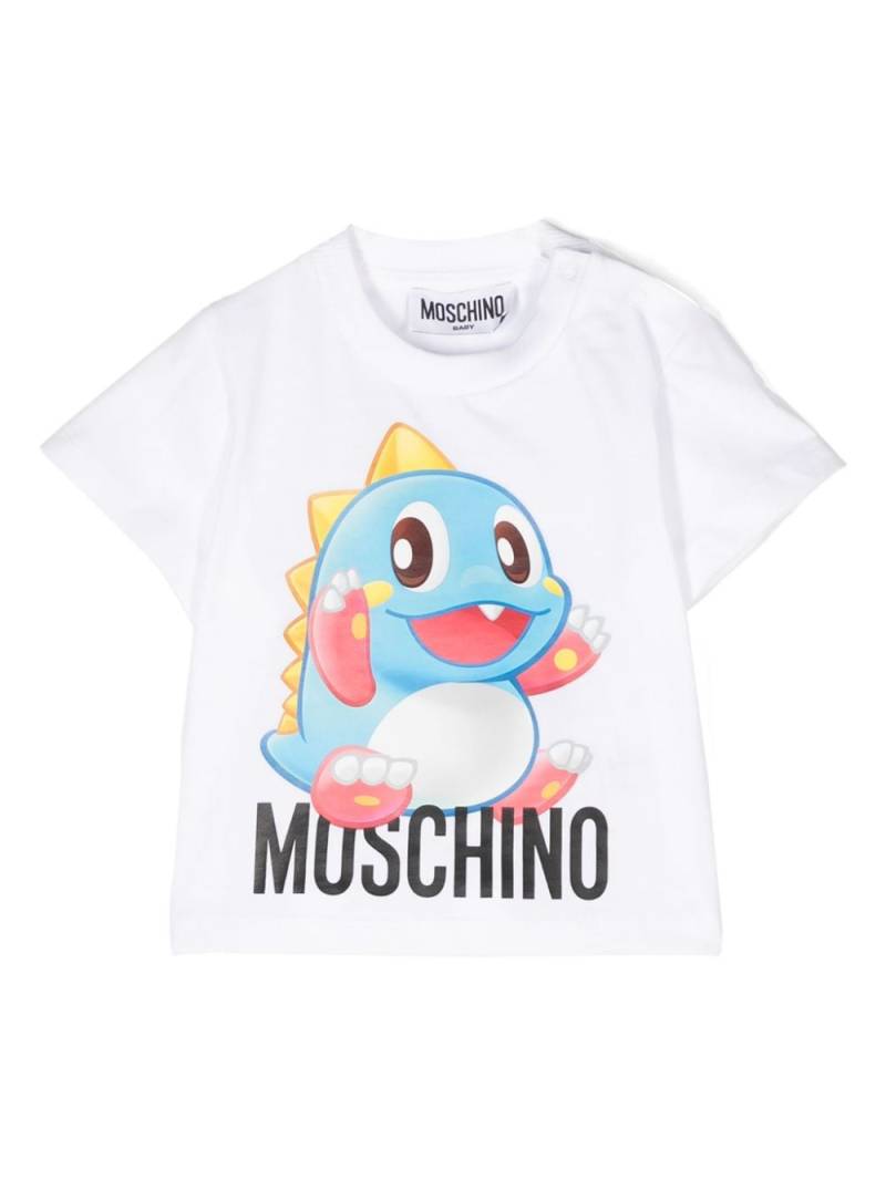 Moschino Kids graphic-print cotton T-shirt - White von Moschino Kids
