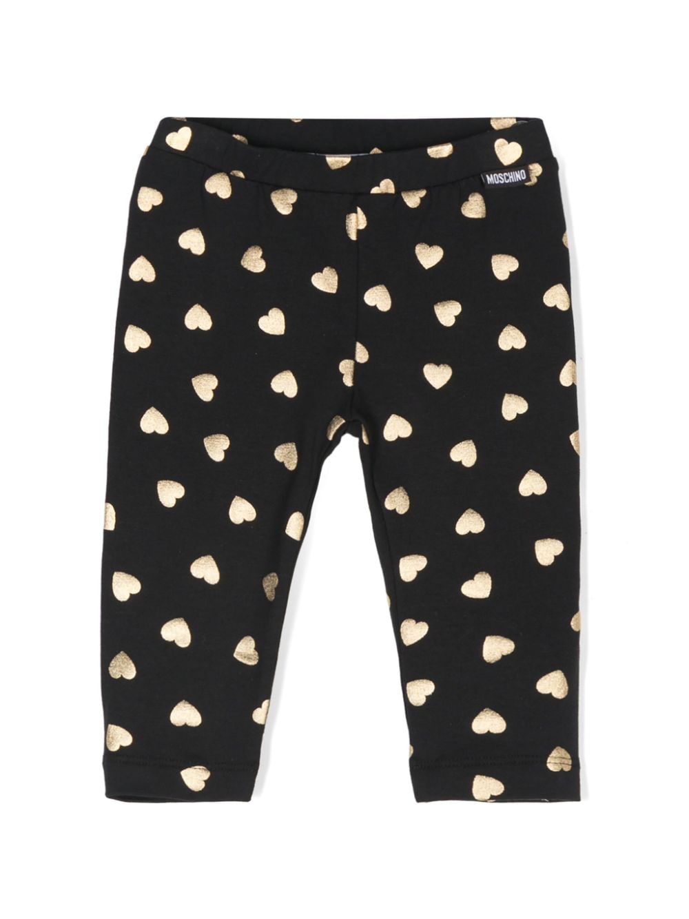 Moschino Kids heart-print leggins - Black von Moschino Kids