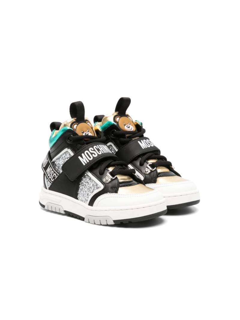 Moschino Kids high-top sneakers - Black von Moschino Kids