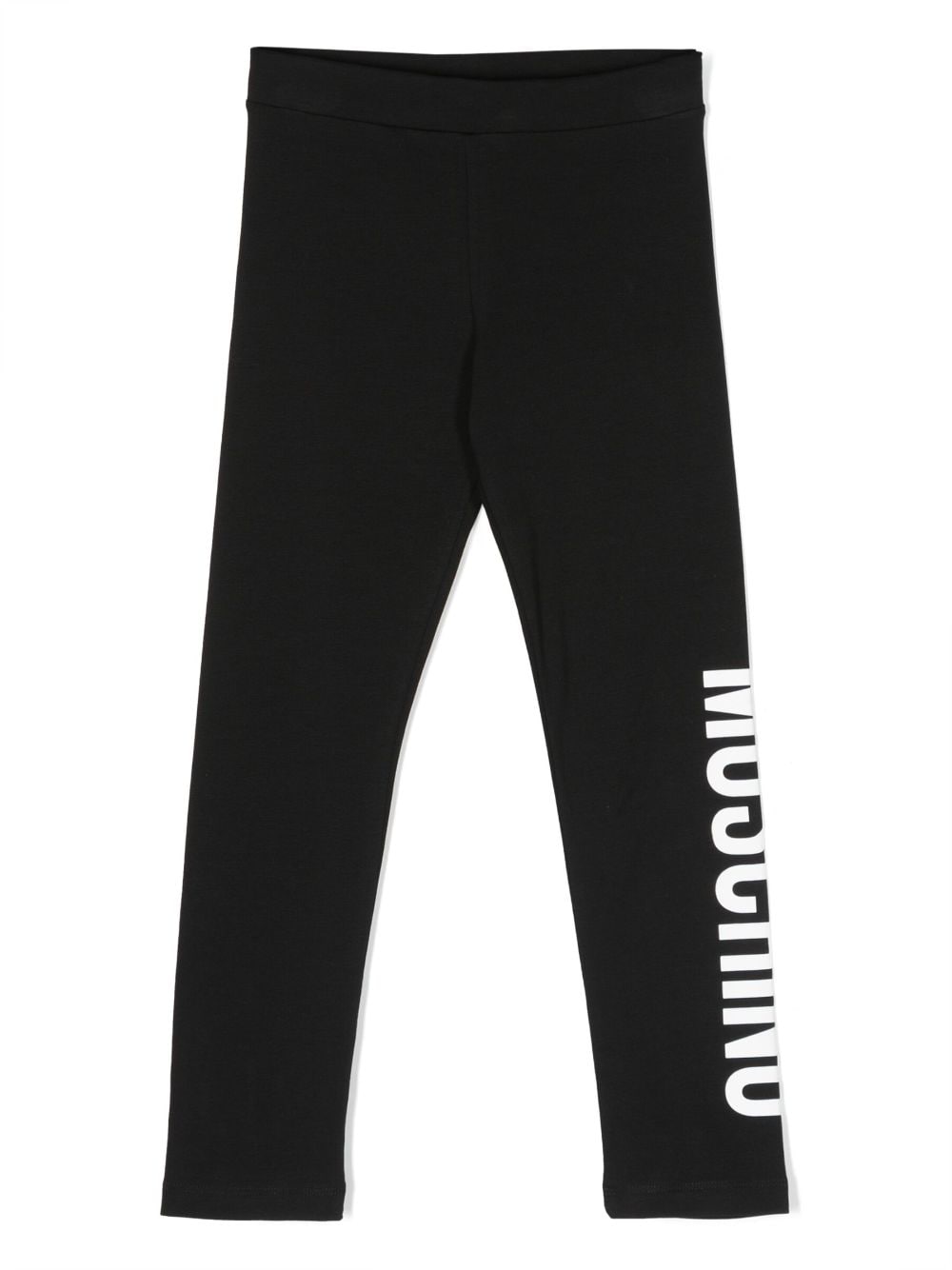 Moschino Kids high-waisted logo-print leggings - Black von Moschino Kids