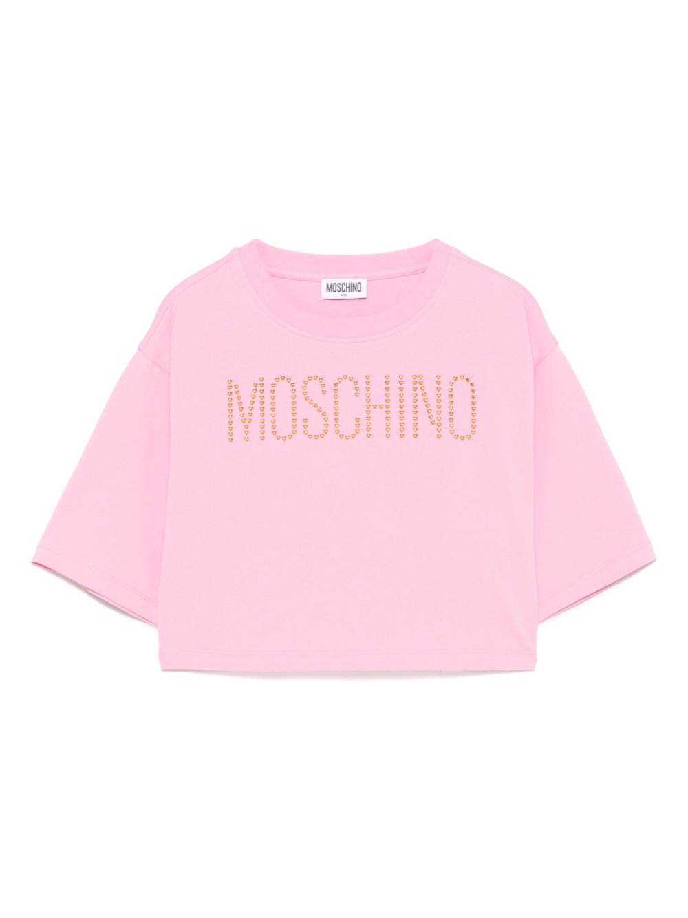 Moschino Kids logo-embellished T-shirt - Pink von Moschino Kids