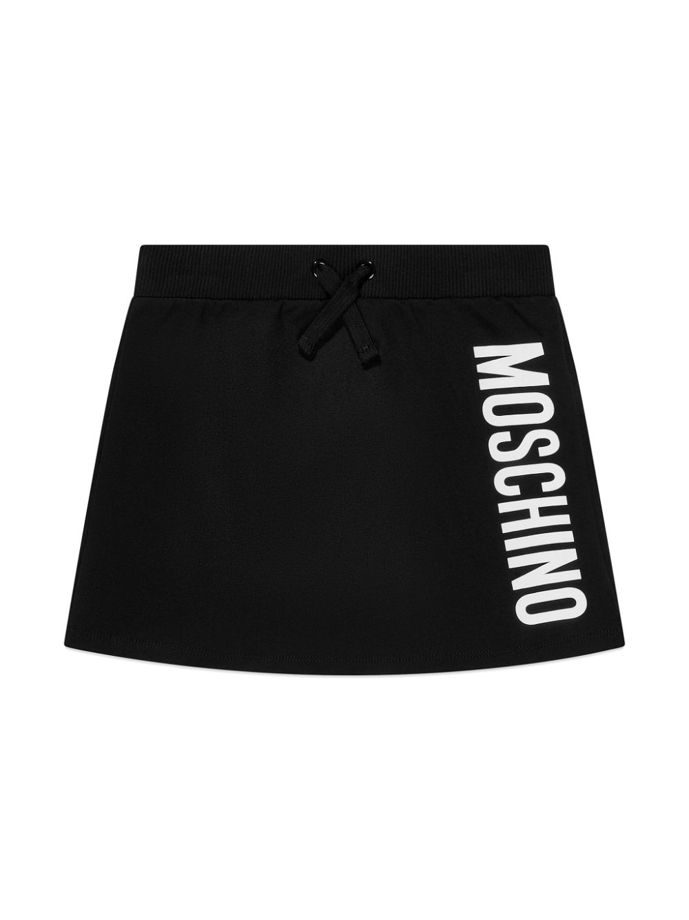 Moschino Kids logo-print A-line miniskirt - Black von Moschino Kids