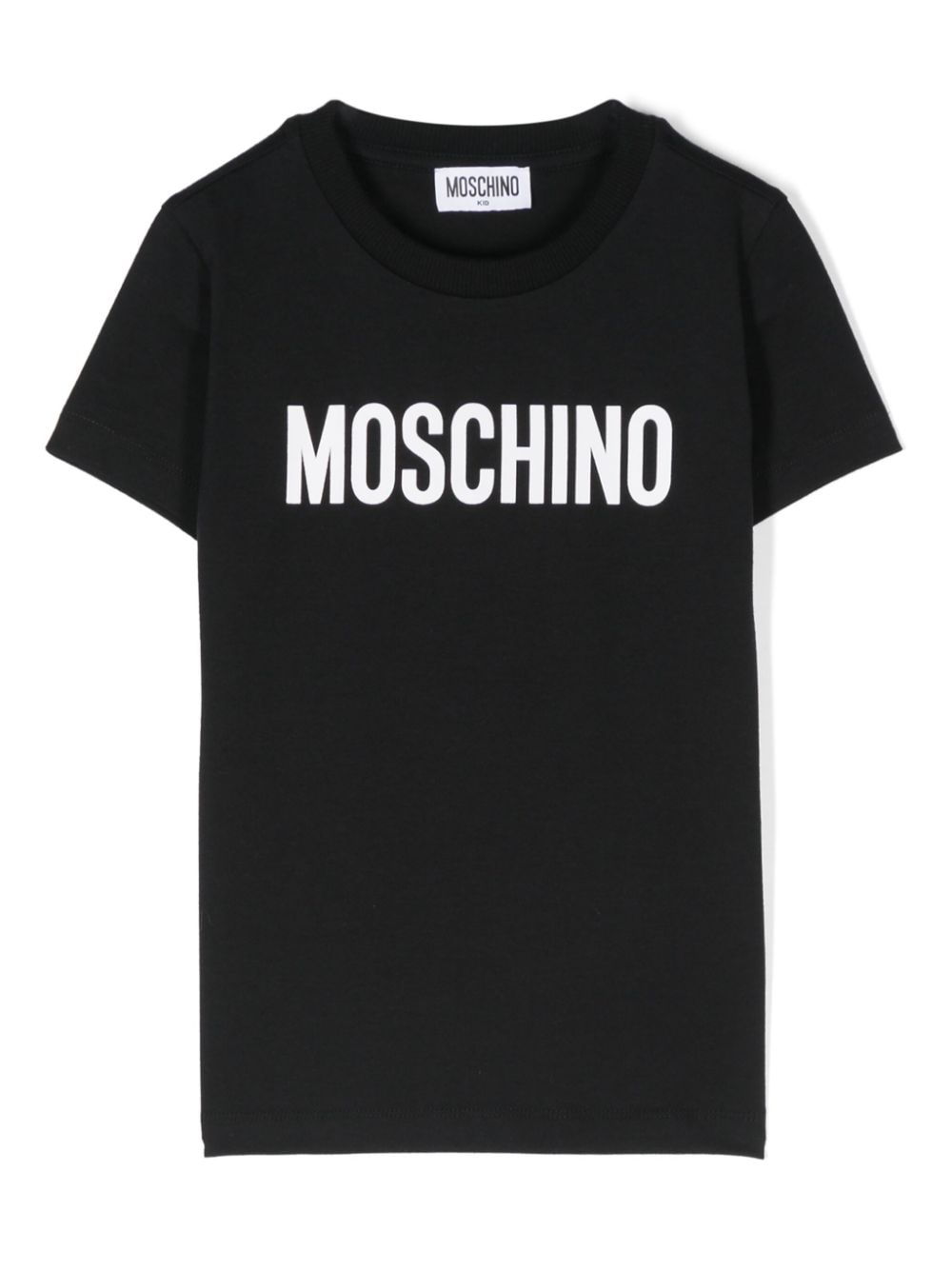 Moschino Kids logo-print T-shirt - Black von Moschino Kids