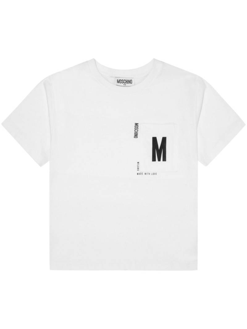 Moschino Kids logo-print T-shirt - White von Moschino Kids