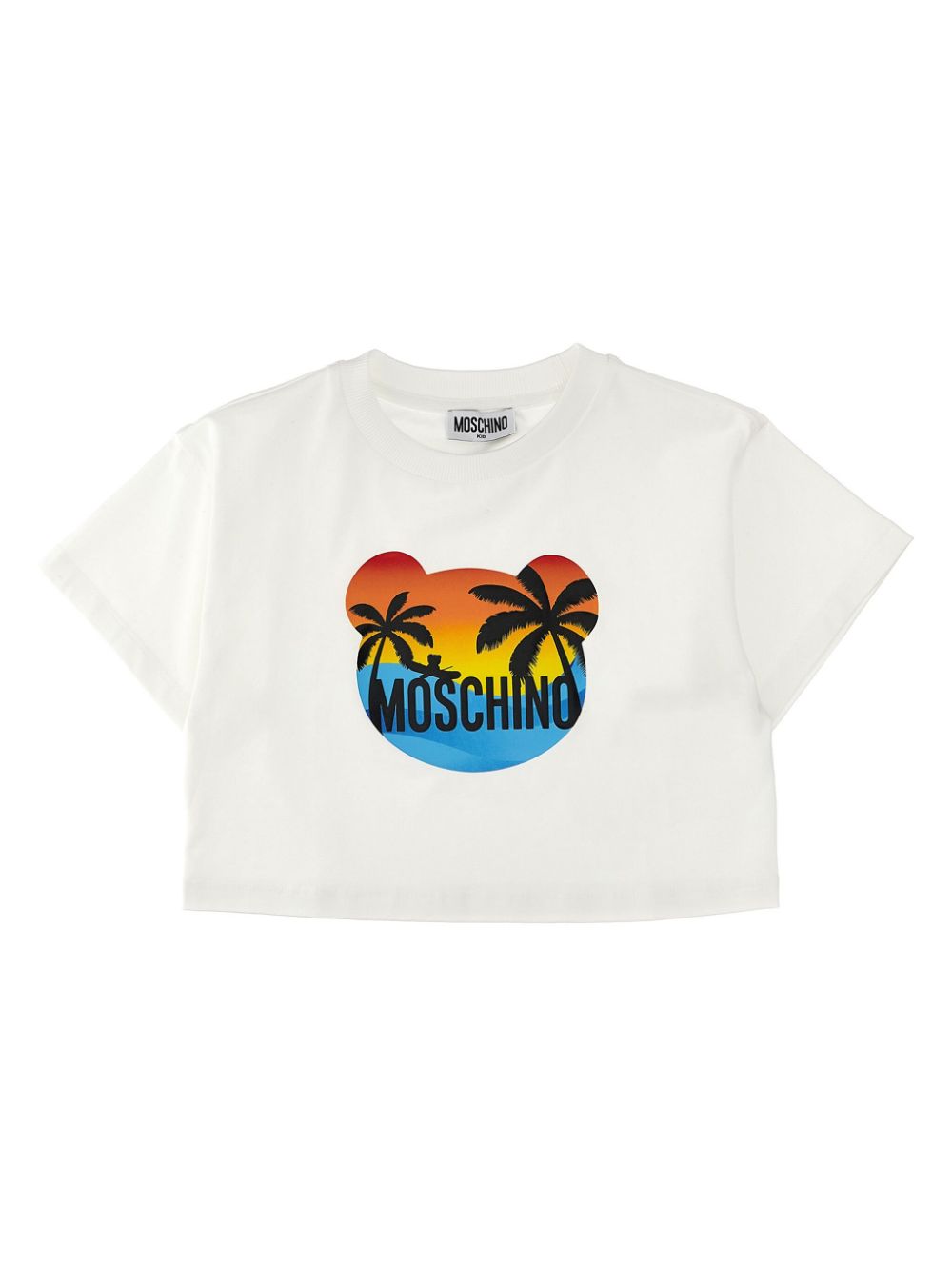 Moschino Kids logo-print T-shirt - White von Moschino Kids