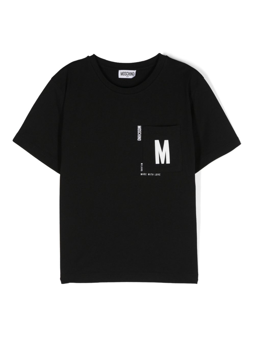 Moschino Kids logo-print cotton T-shirt - Black von Moschino Kids