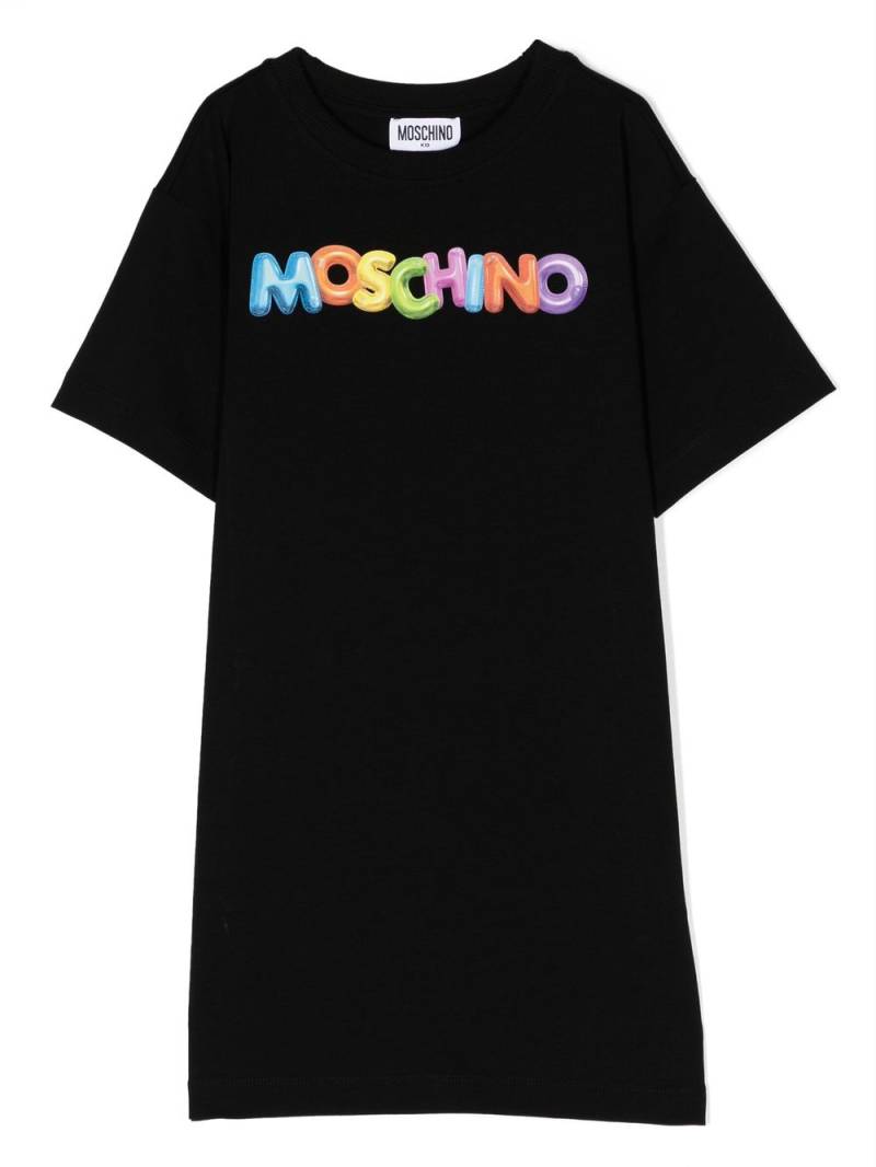 Moschino Kids logo-print cotton T-shirt - Black von Moschino Kids