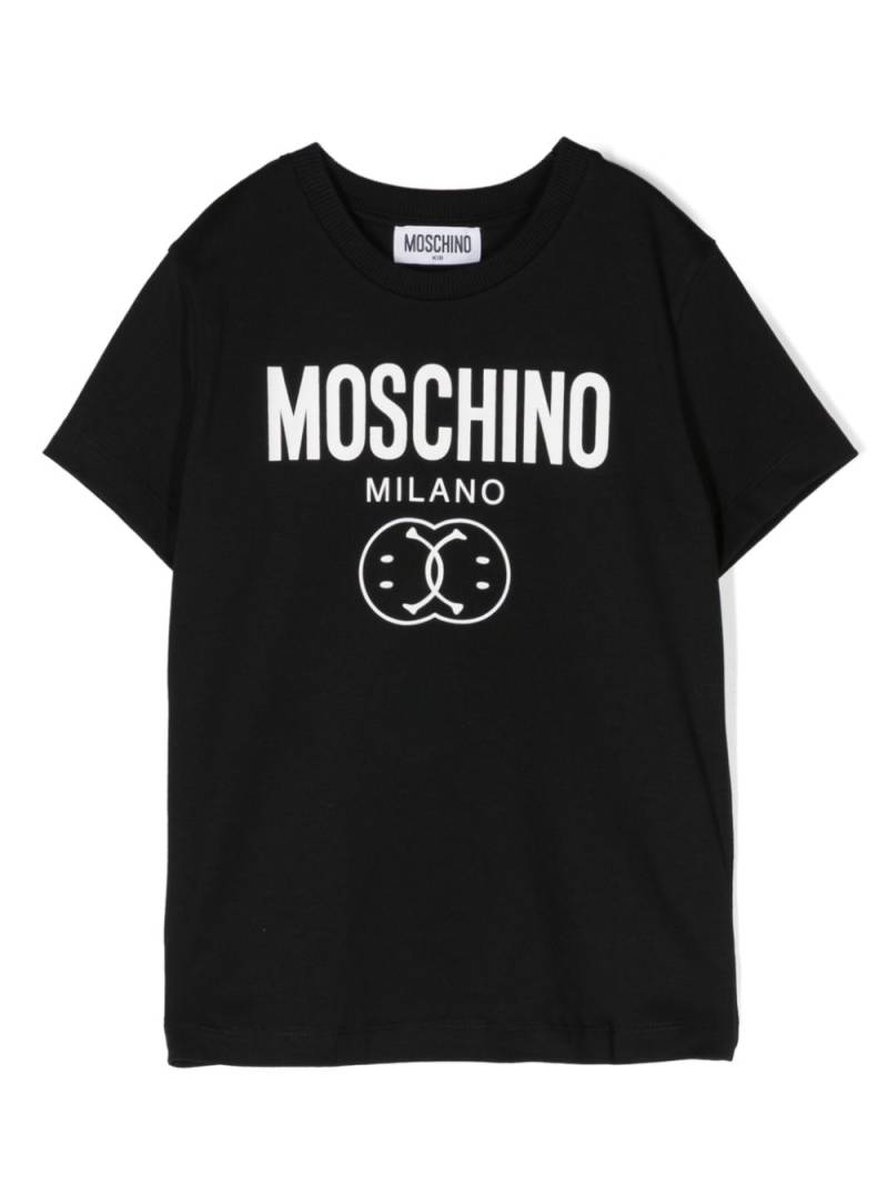 Moschino Kids logo-print cotton T-shirt - Black von Moschino Kids