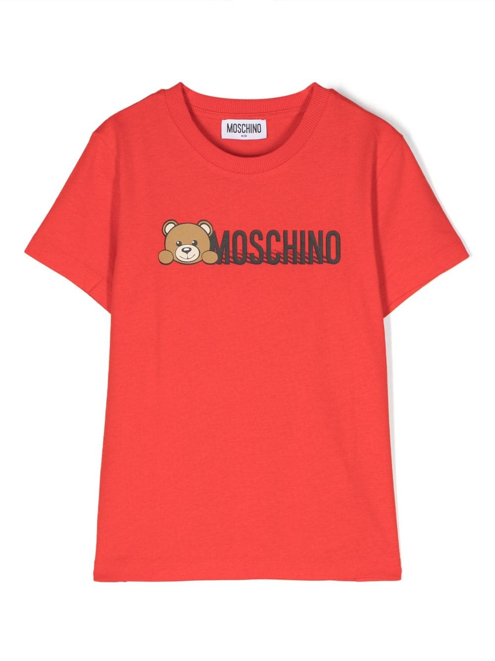 Moschino Kids logo-print cotton T-shirt - Red von Moschino Kids
