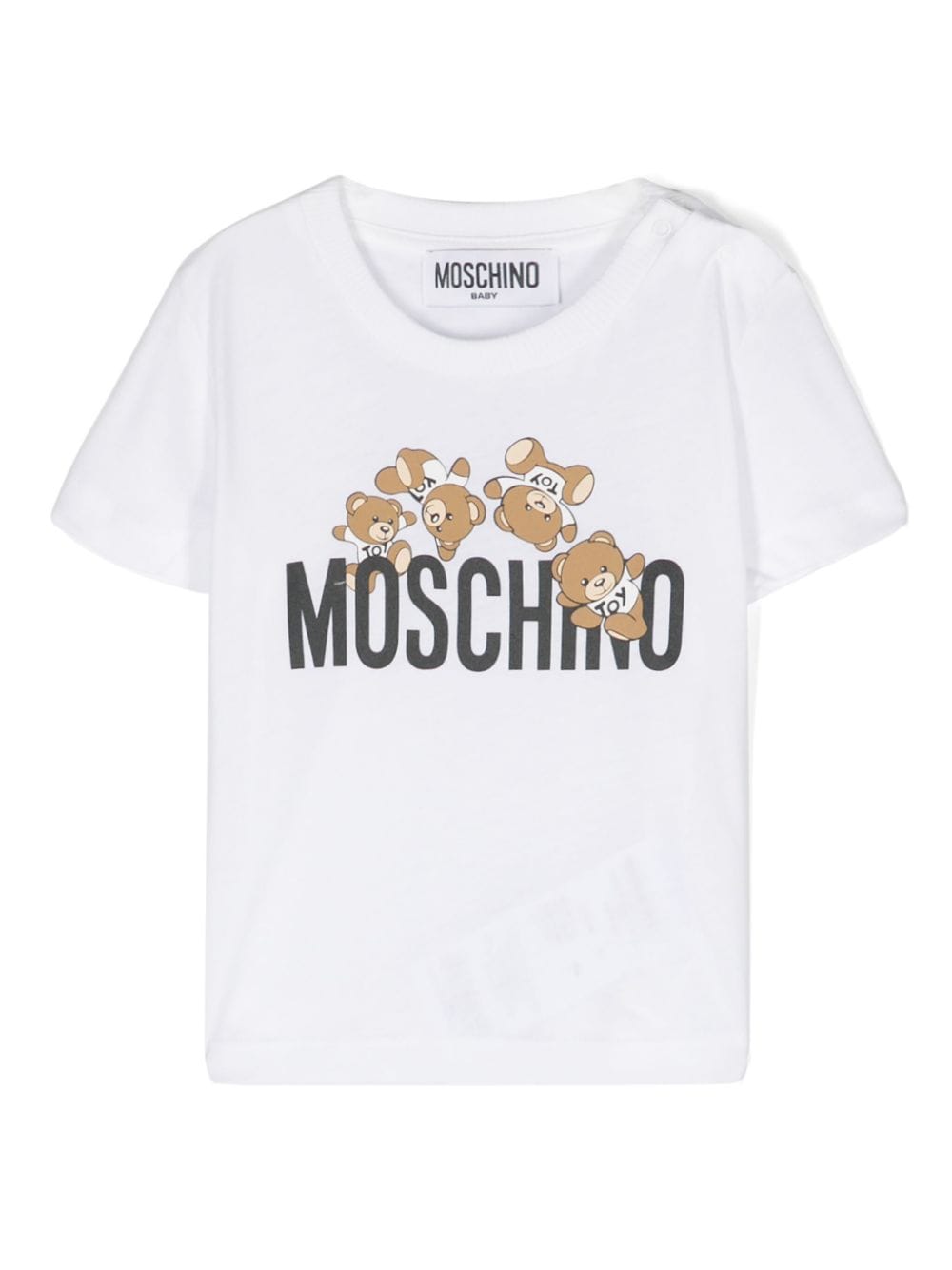 Moschino Kids logo-print cotton T-shirt - White von Moschino Kids