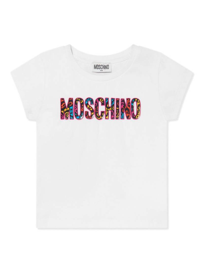 Moschino Kids logo-print cotton T-shirt - White von Moschino Kids