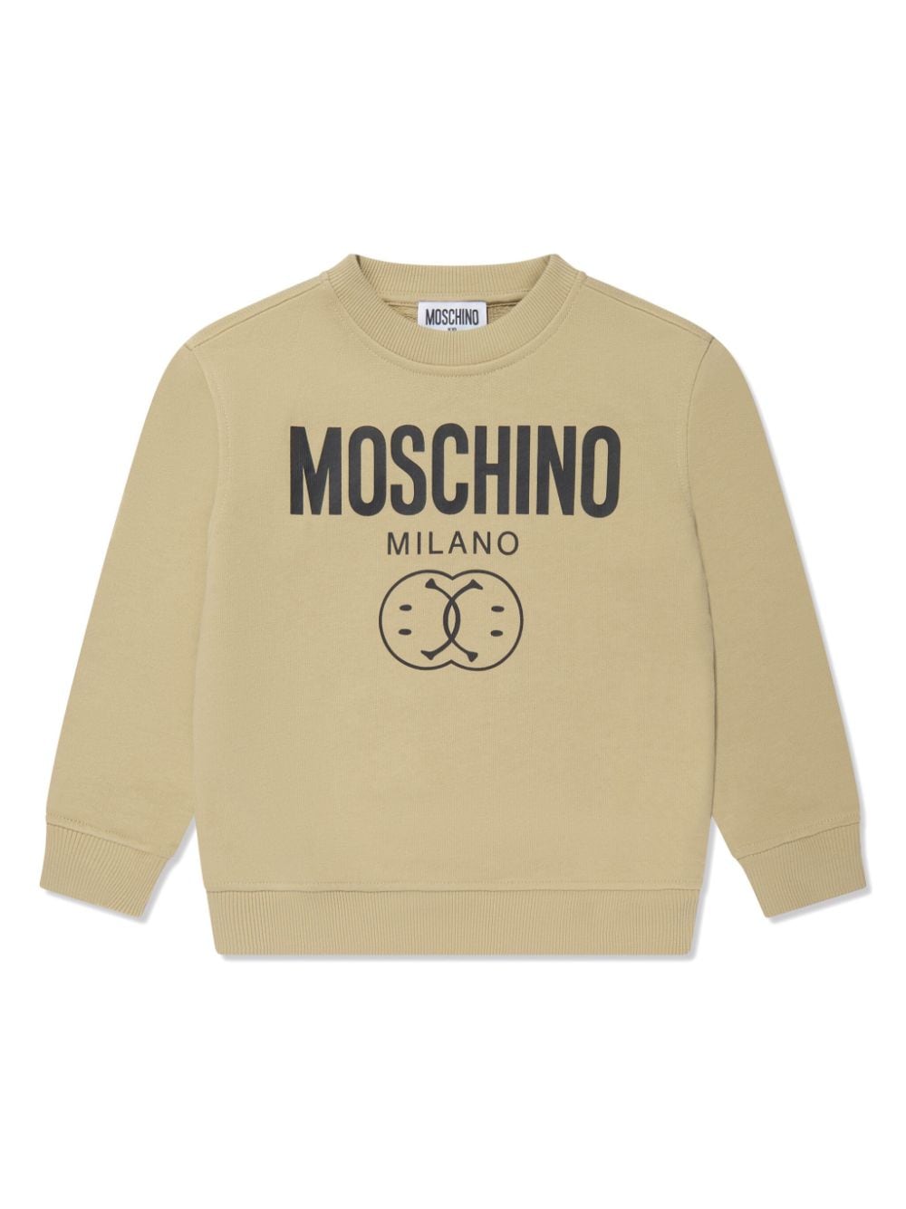 Moschino Kids logo-print sweatshirt - Neutrals von Moschino Kids