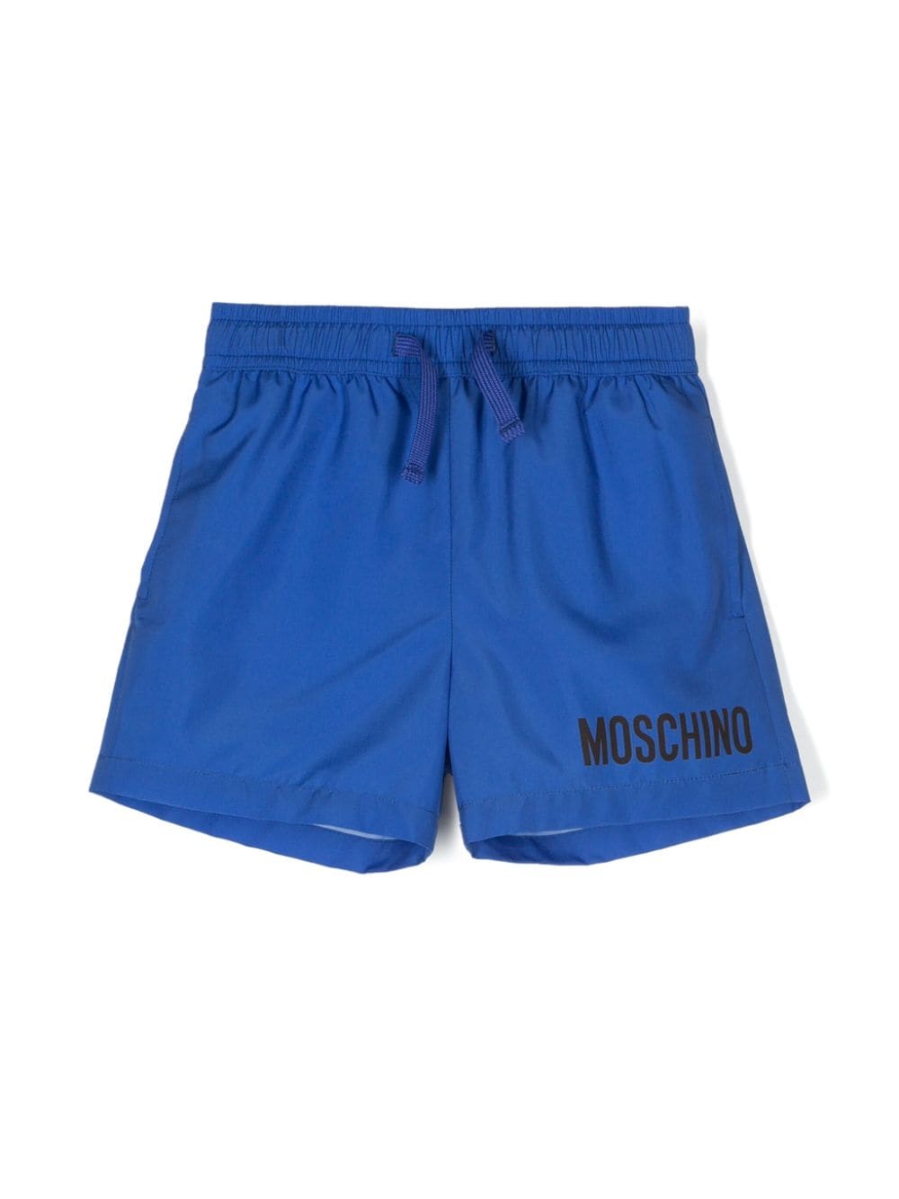 Moschino Kids logo-print swim shorts - Blue von Moschino Kids