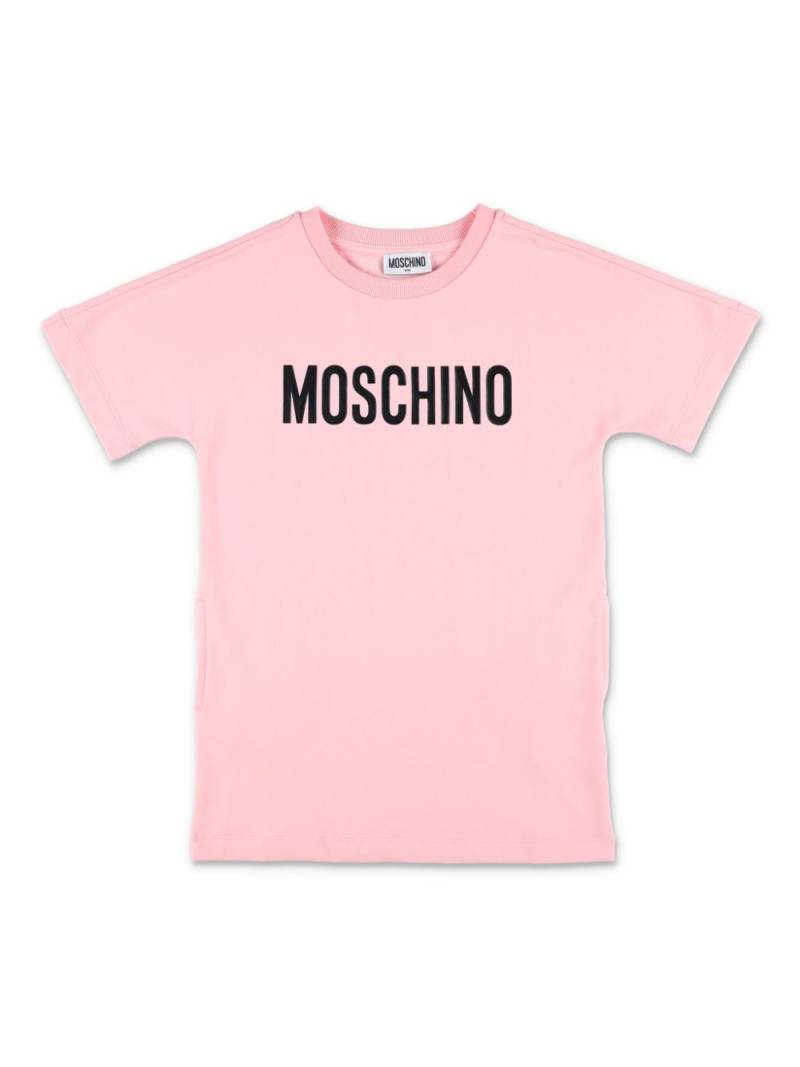 Moschino Kids logo print t-shirt - Pink von Moschino Kids