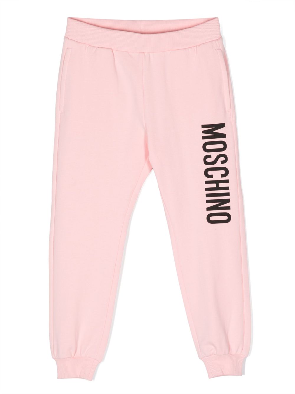 Moschino Kids logo-print track pants - Pink von Moschino Kids