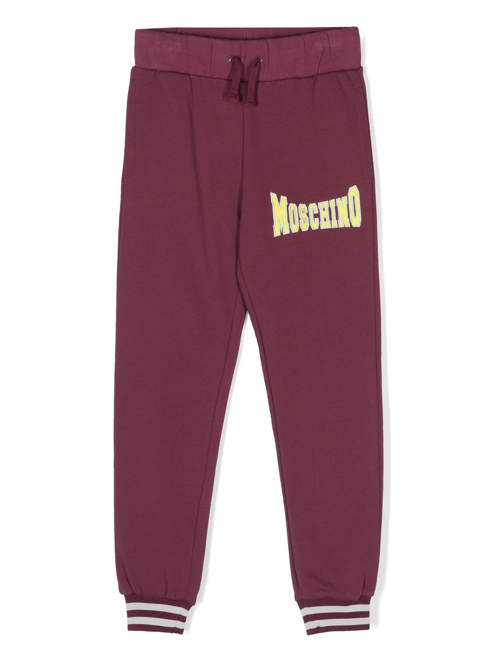 Moschino Kids logo-print track pants - Pink von Moschino Kids