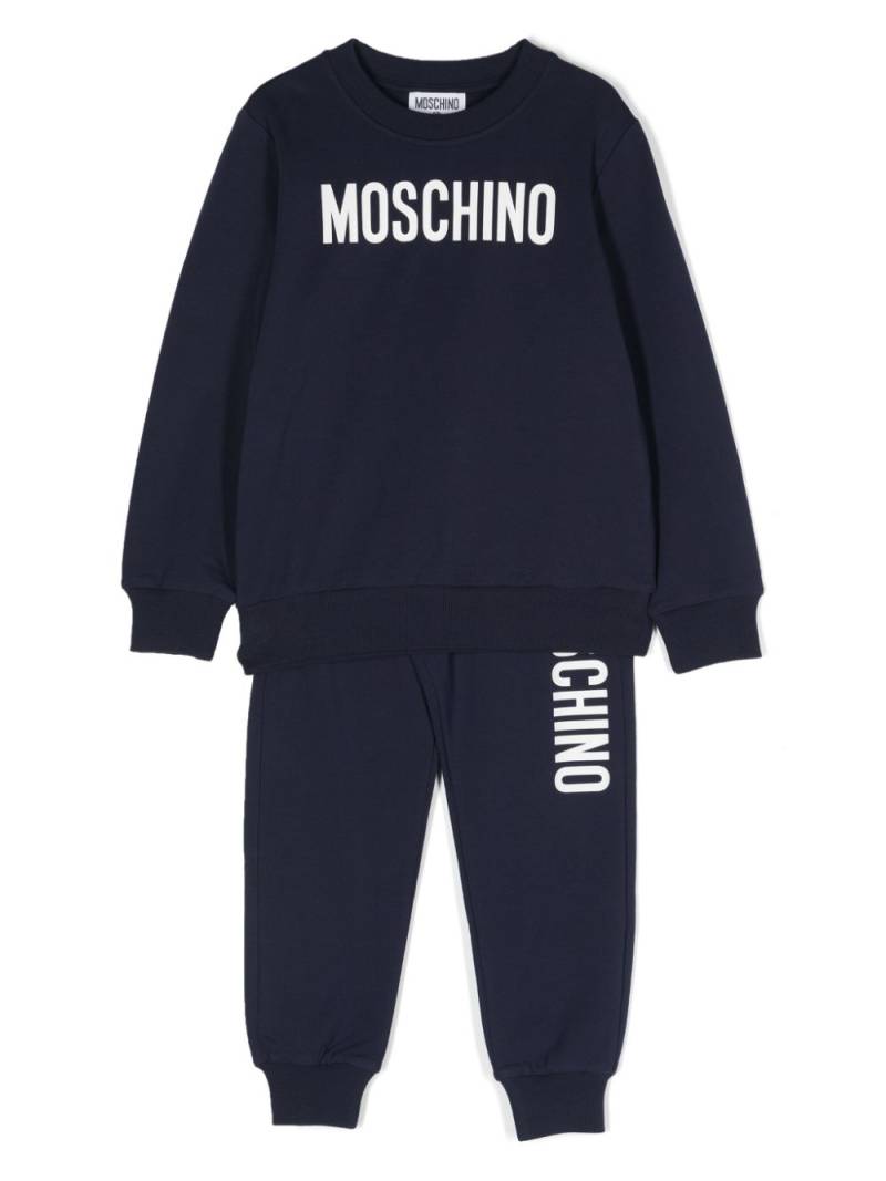 Moschino Kids logo-print tracksuit - Blue von Moschino Kids