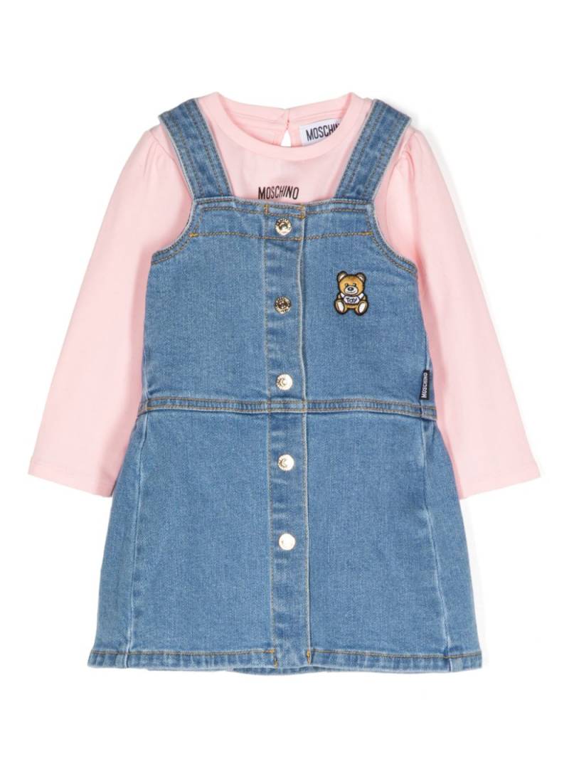 Moschino Kids logo-printed set - Pink von Moschino Kids