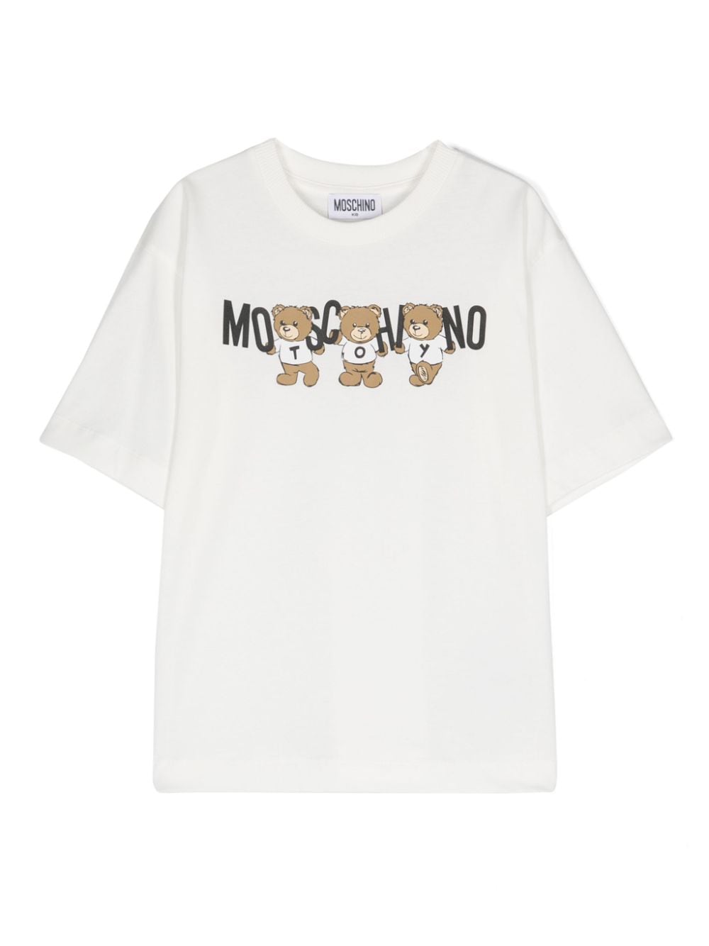 Moschino Kids teddy bear-motif T-shirt - White von Moschino Kids