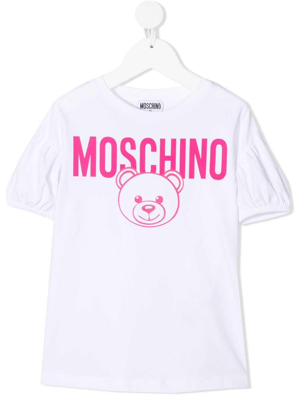 Moschino Kids teddy bear-print short-sleeved T-shirt - White von Moschino Kids