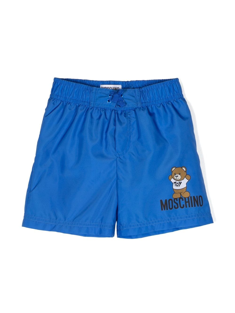 Moschino Kids teddy-print swim shorts - Blue von Moschino Kids